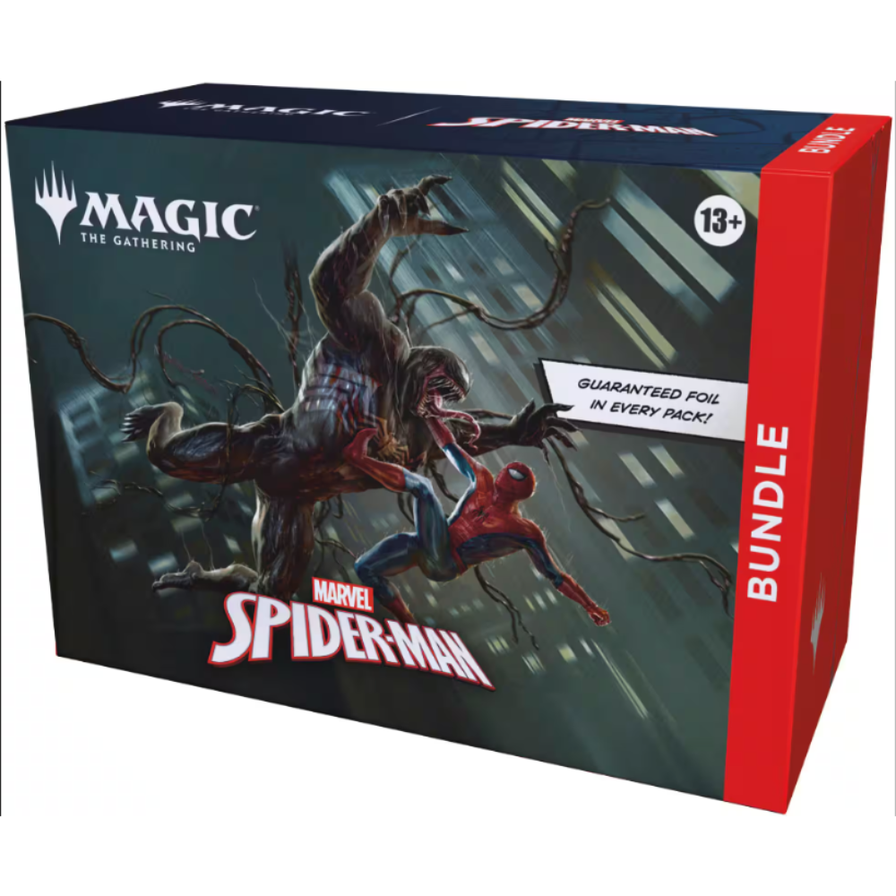 magic gathering mtg spiderman venom bundle trading card game