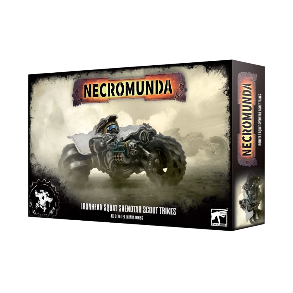 necromunda ironhead squat svenotar scout trikes warhammer citadel