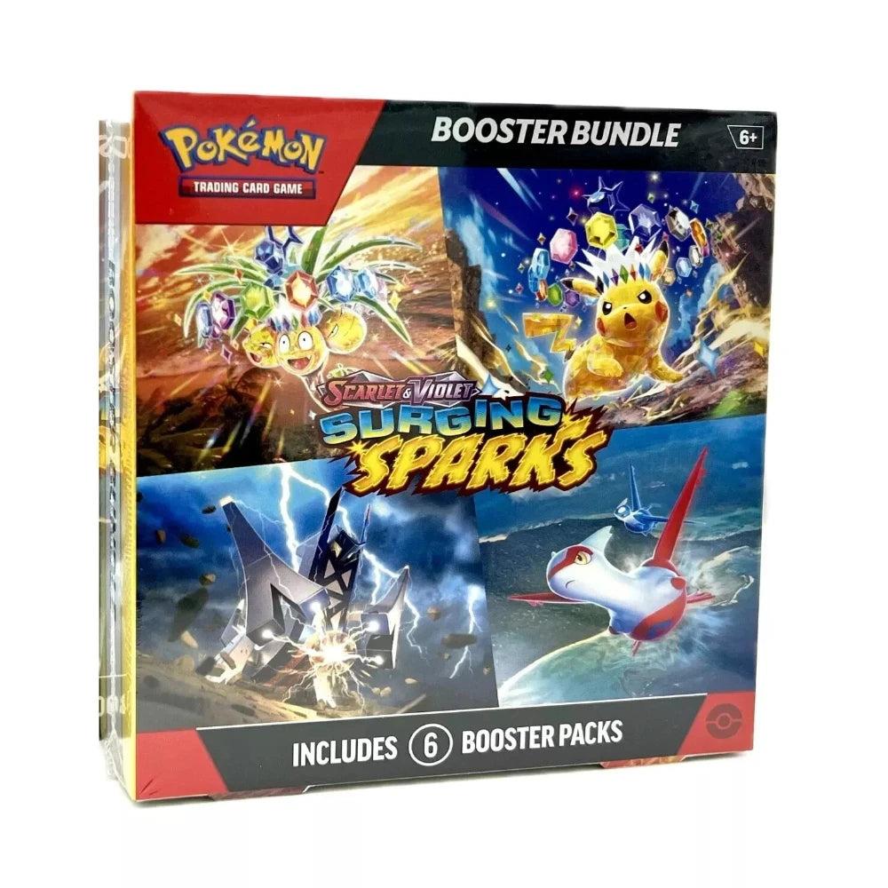 Pokmon Scarlet & Violet Surging Sparks Sealed Booster Bundle (6 Pack) The Game Store Pokmon Scarlet & Violet Surging Sparks Sealed Booster Bundle (6 Pack) The Game Store