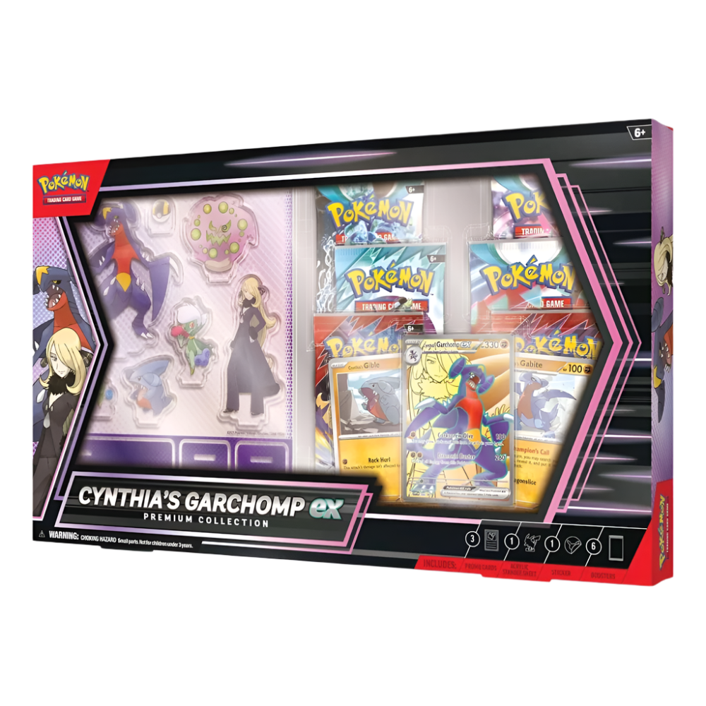 pokemon cynthia garchomp premium collection cards tcg promo