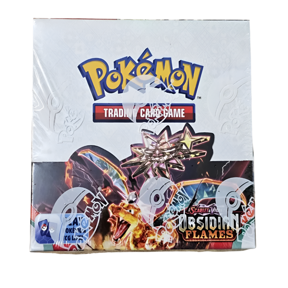 Pokmon Scarlet & Violet Obsidian Flames Sealed Booster Box The Game Store Pokmon Scarlet & Violet Obsidian Flames Sealed Booster Box The Game Store