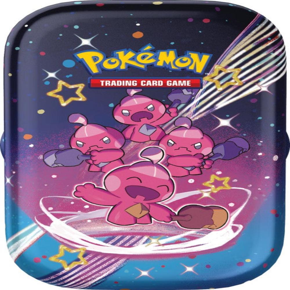 Pokemon Pikachu Scarlet Violet Paldean Fates Tin trainer Tinkatink
