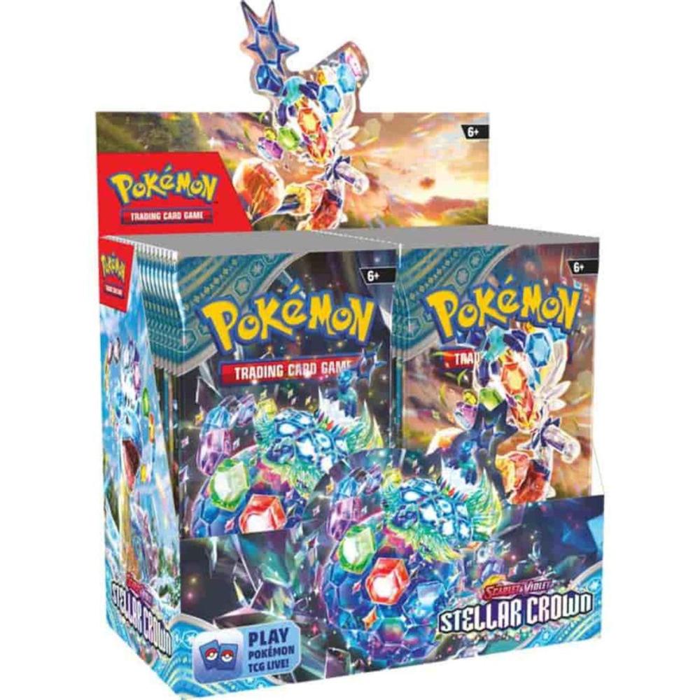 Pokmon Scarlet & Violet Stellar Crown Sealed Booster Box Pokmon Scarlet & Violet Stellar Crown Sealed Booster Box