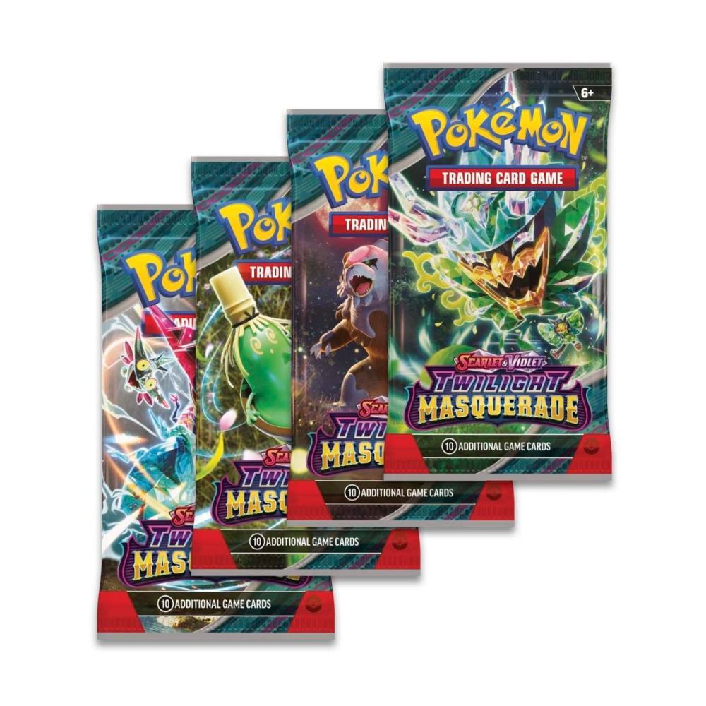 Pokemon trainer scarlet violet rare twilight masquerade booster pack examples