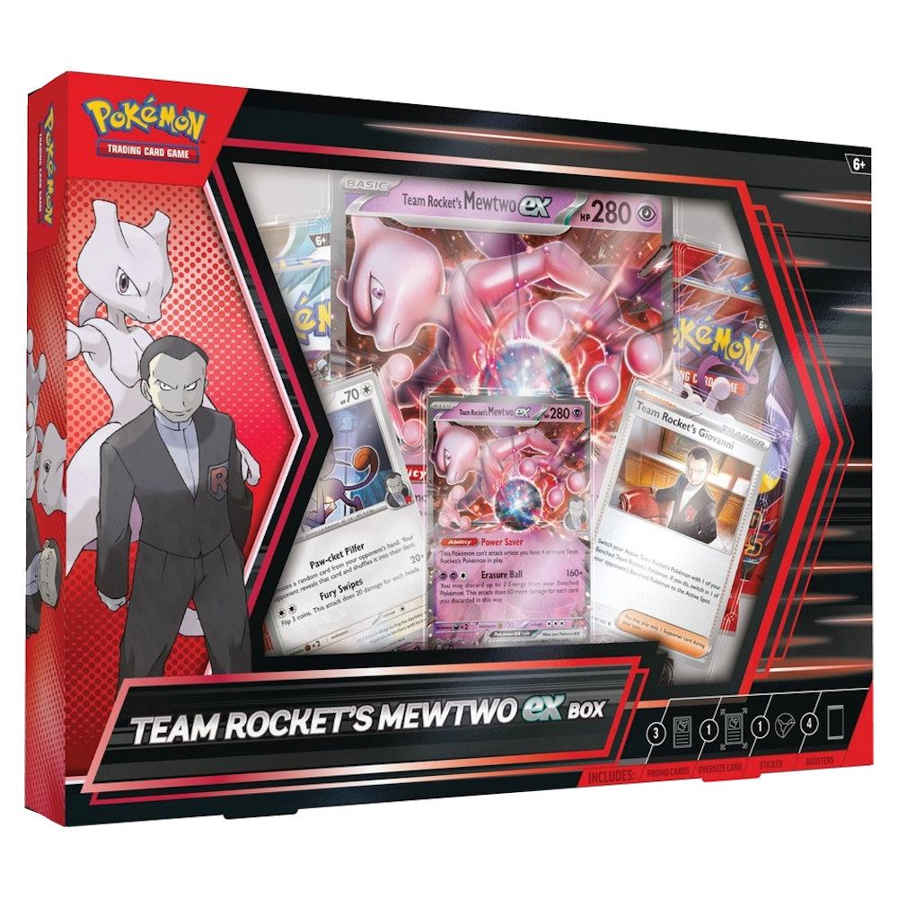 Pokmon: Team Rocket's Mewtwo ex Box | The Game Store Pokmon: Team Rocket's Mewtwo ex Box | The Game Store