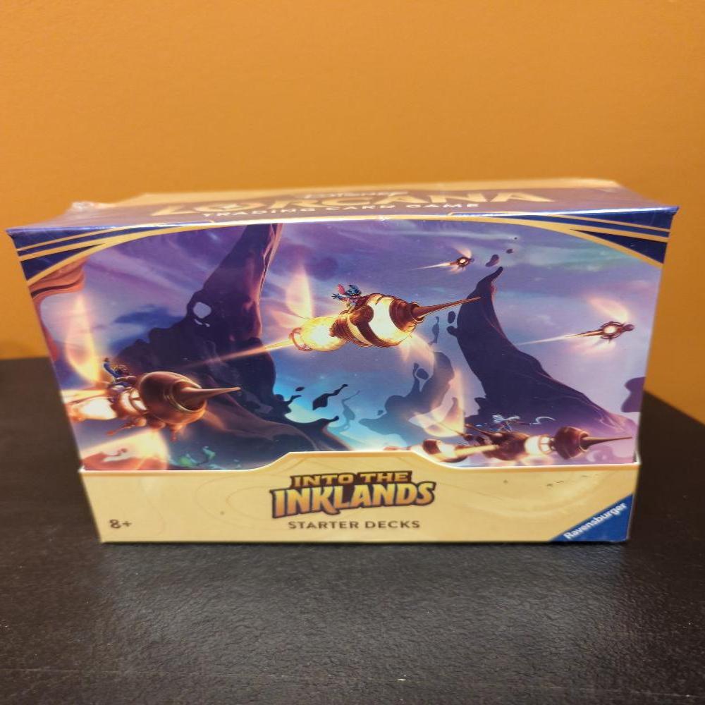 Disney Lorcana - Into The Inklands Factory Sealed Box Of 8 Starter Dec The Game Store Disney Lorcana - Into The Inklands Factory Sealed Box Of 8 Starter Dec The Game Store