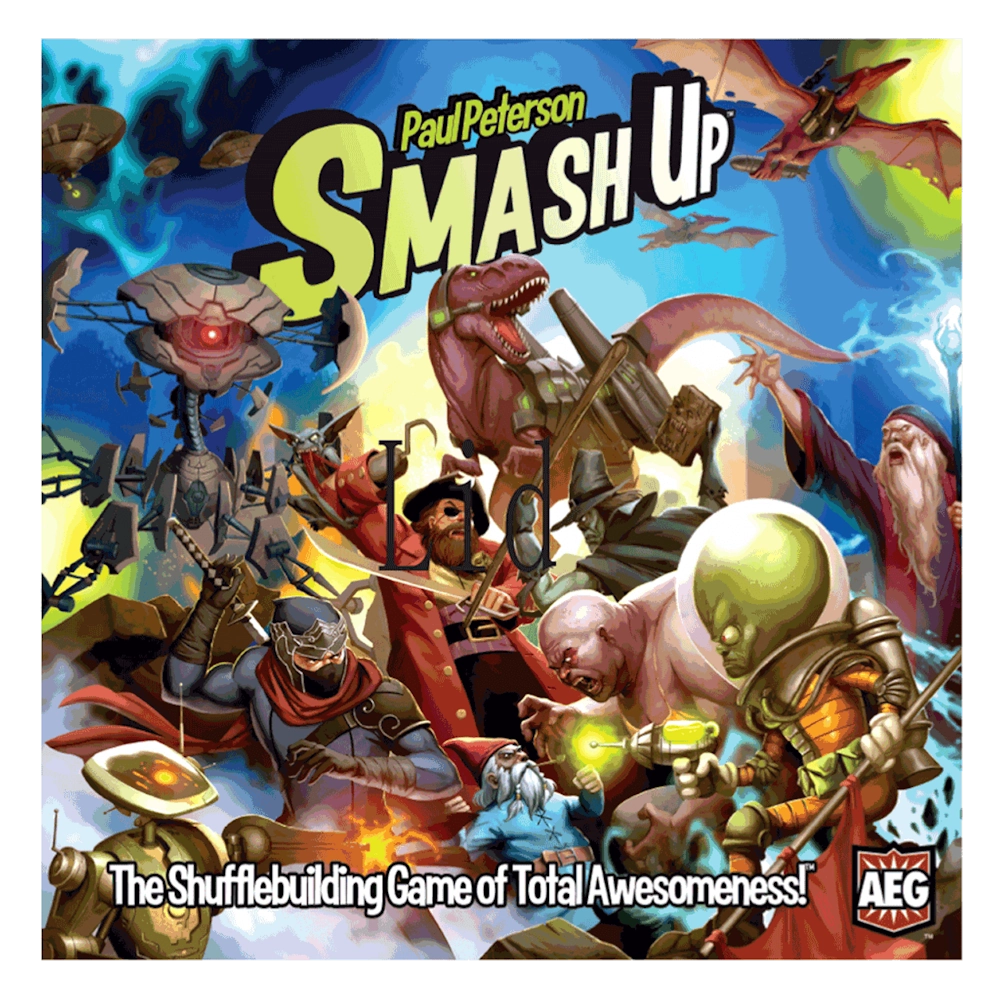 smash up paul peterson base game shufflebuilding aeg
