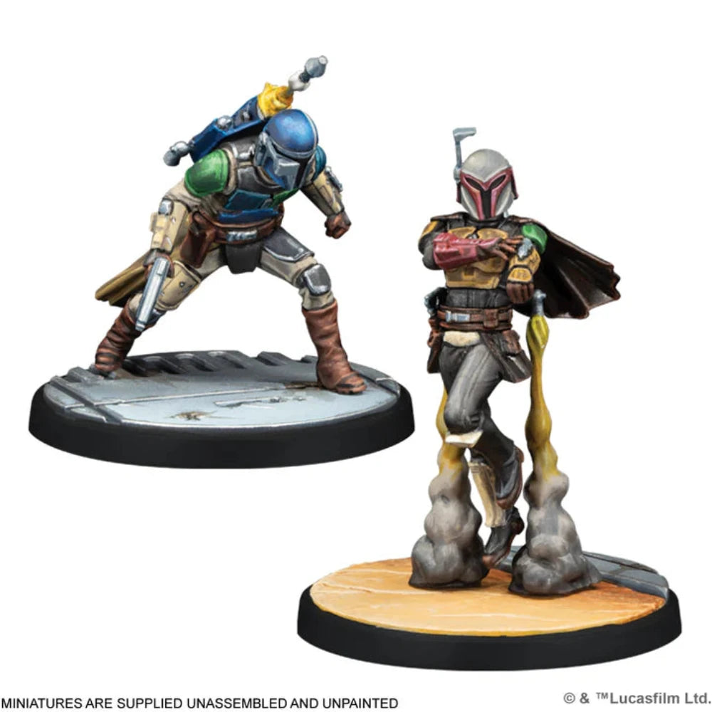 Atomic Mass Games covert mandalorians miniatures