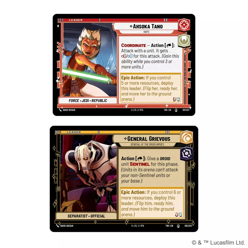 twilight of the republic gaming cards