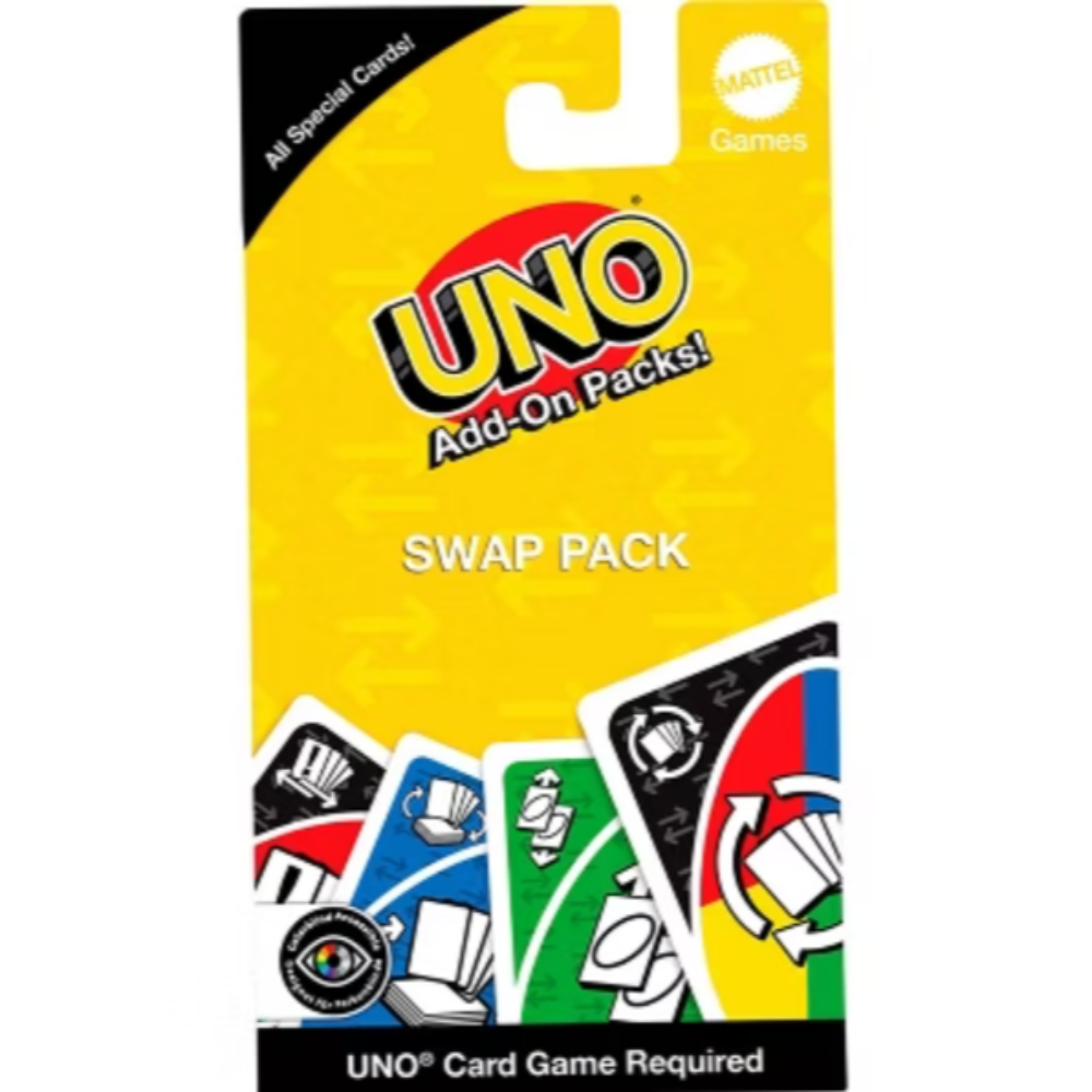 uno add on packs swap expansion mattel games