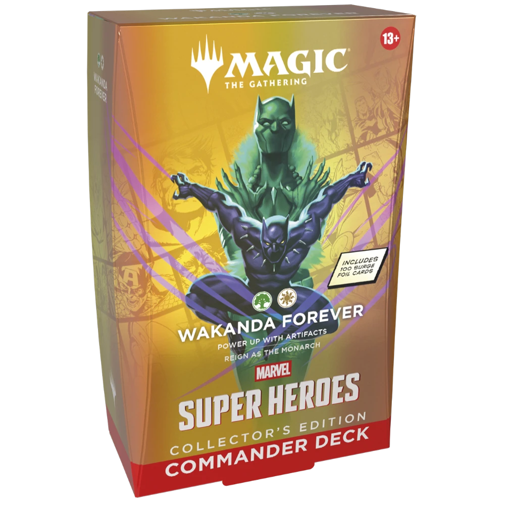 wakanda forever commander deck collectors edition artifacts