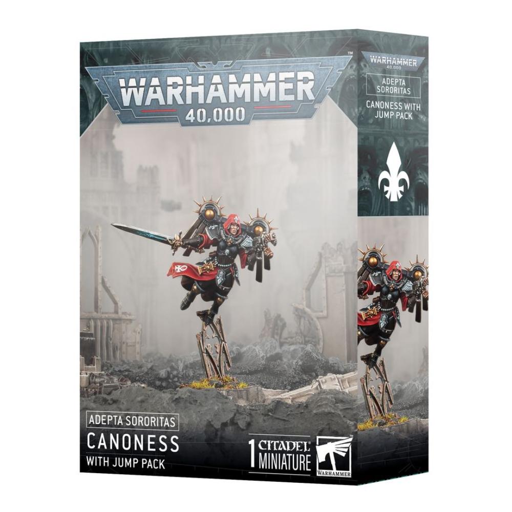 Warhammer adepta sororitas Canoness with Jump Pack Citadel miniatures