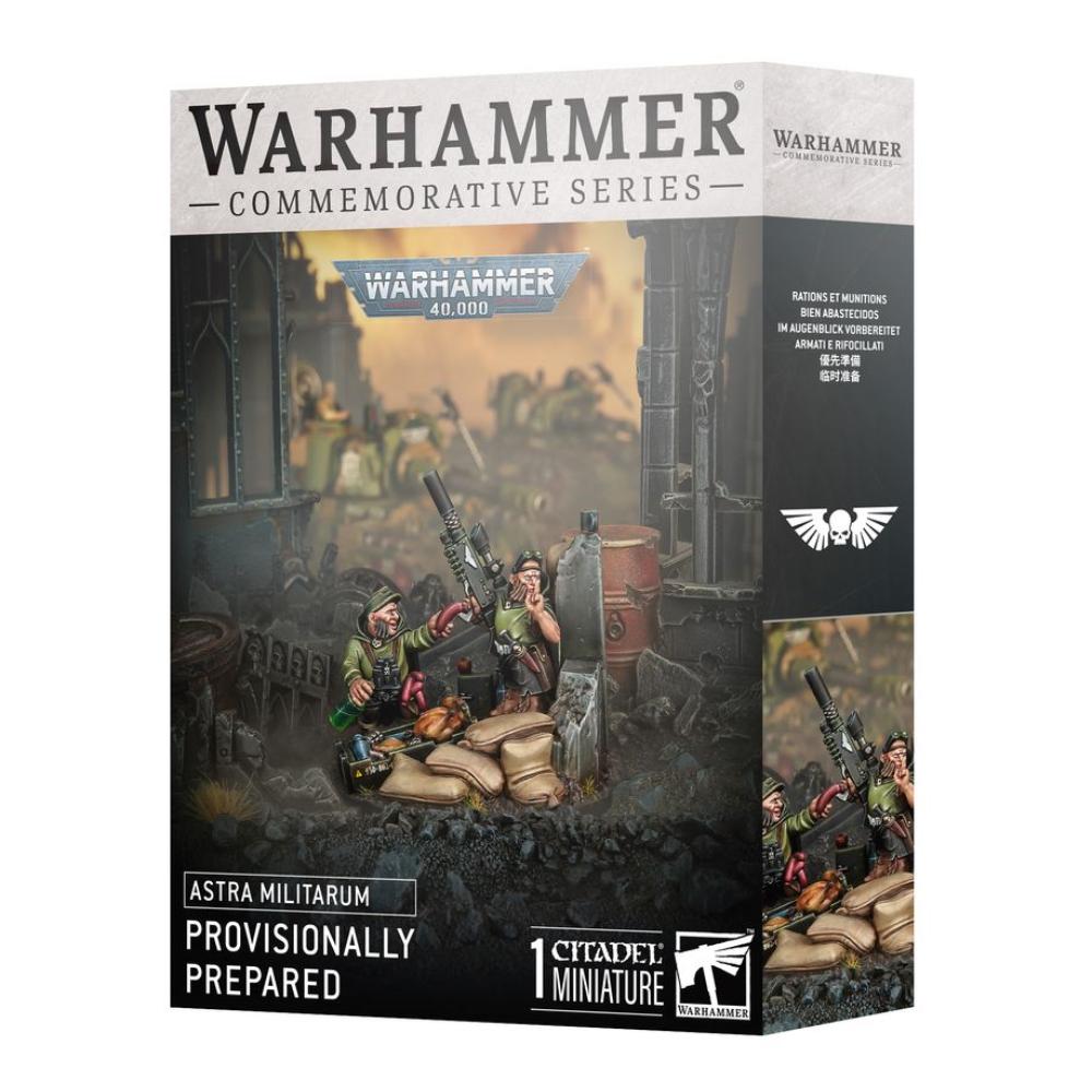 warhammer 40k astra militarum provisionally prepared citadel miniature