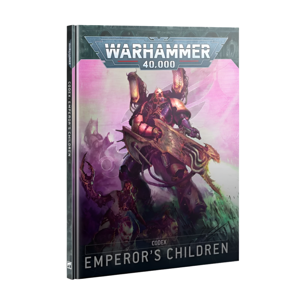 warhammer 40k emperors children codex hardcover slaanesh daemon