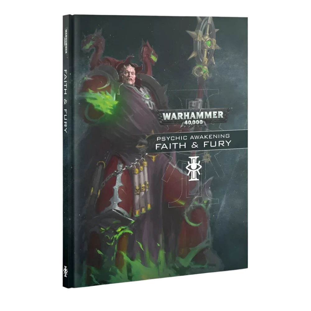warhammer 40k psychic awakening faith fury hardcover book english