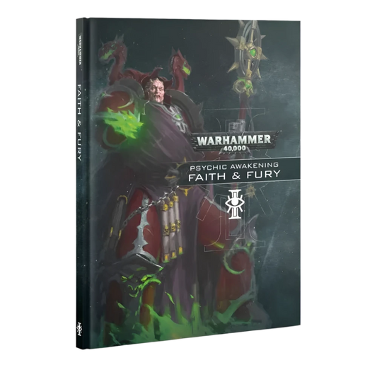 warhammer 40k psychic awakening faith fury hardcover book english