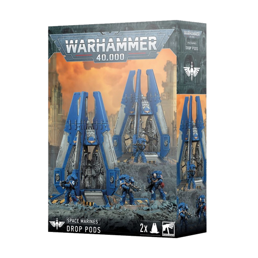 warhammer 40k space marines drop pod terrain vehicle