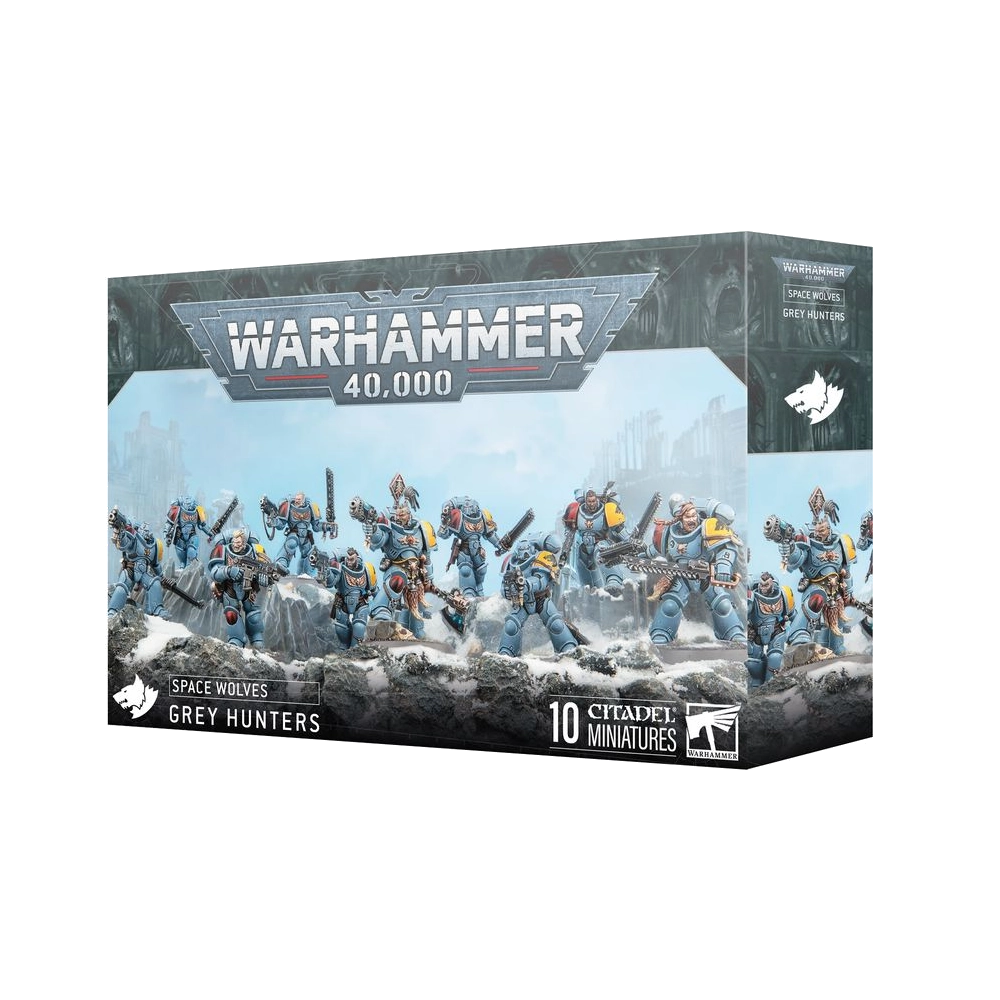 warhammer 40k space wolves grey hunters citadel minatures