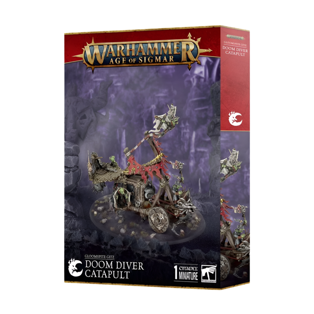 warhammer age sigmar gloomspite gitz doom diver catapult