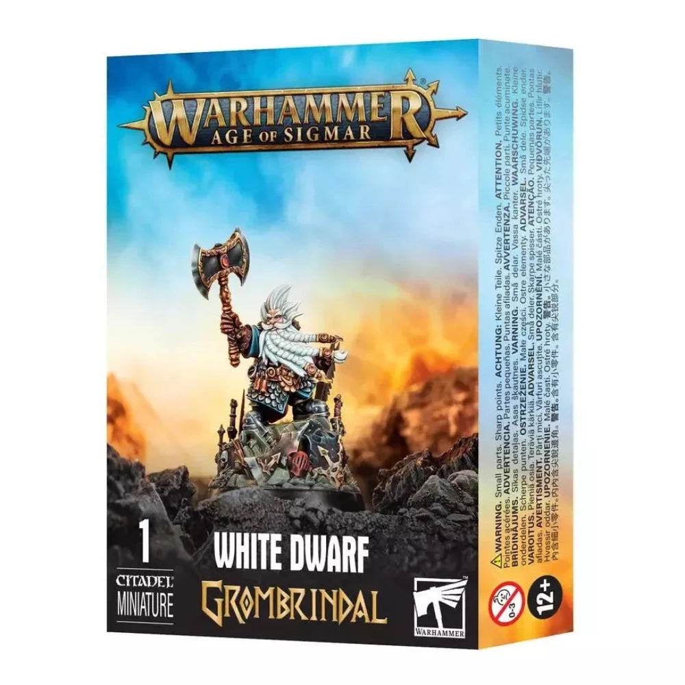 Warhammer Age Of Sigmar White Dwarf Grombrindal Box Front