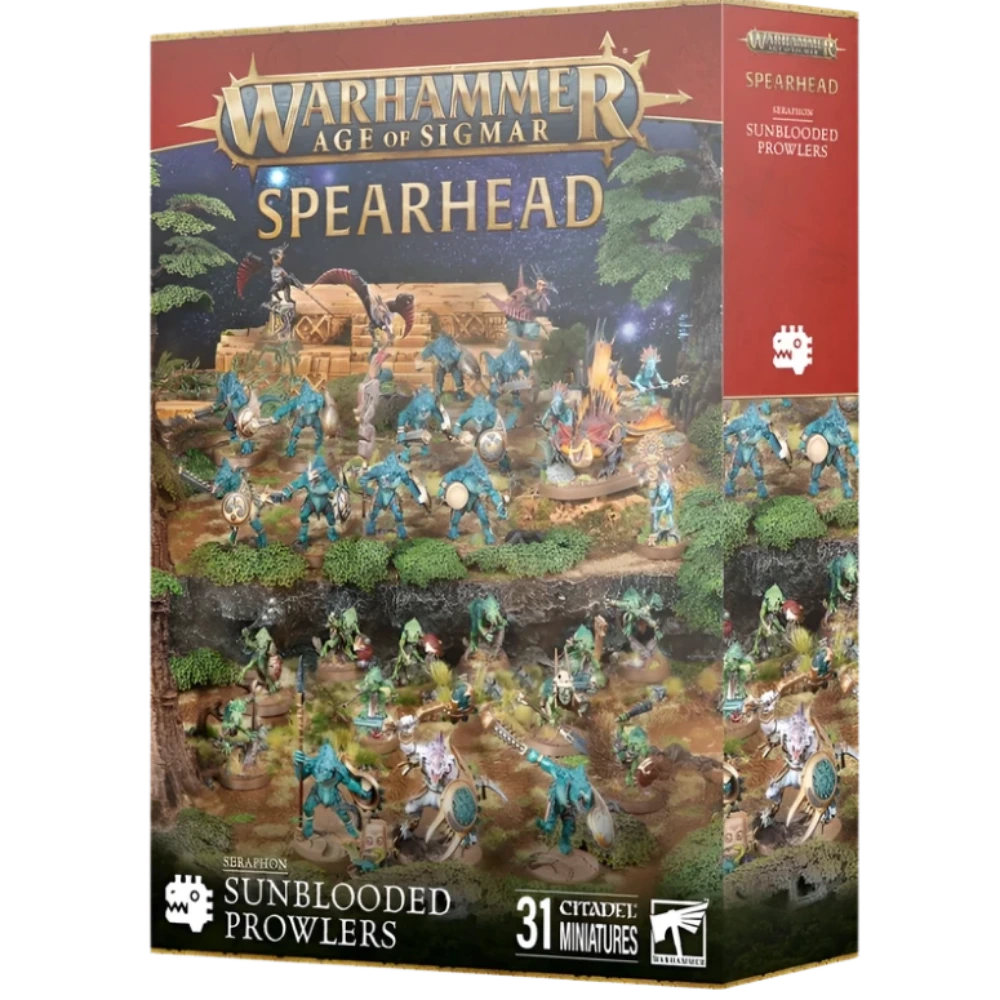warhammer sigmar spearhead seraphon sunblooded prowlers lizardmen citadel