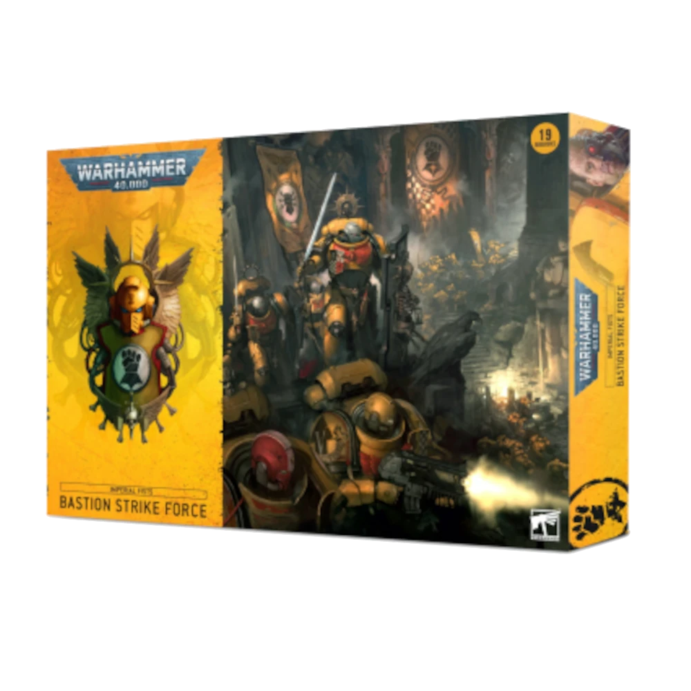 games workshop warhammer imperial fists bastion strike force