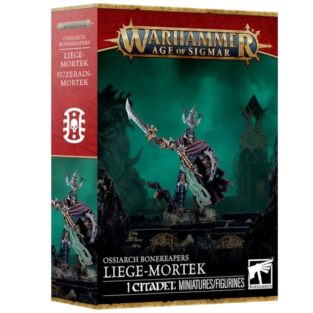 warhammer age sigmar ossiarch bonereapers liege mortek miniture