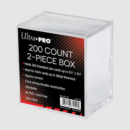 Ultra PRO 200 Count 2-Piece Acrylic Box