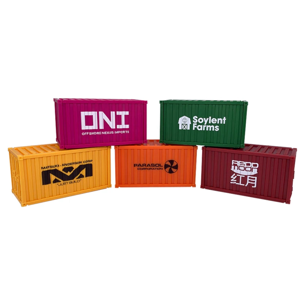 cargo containers monster fight club scenery