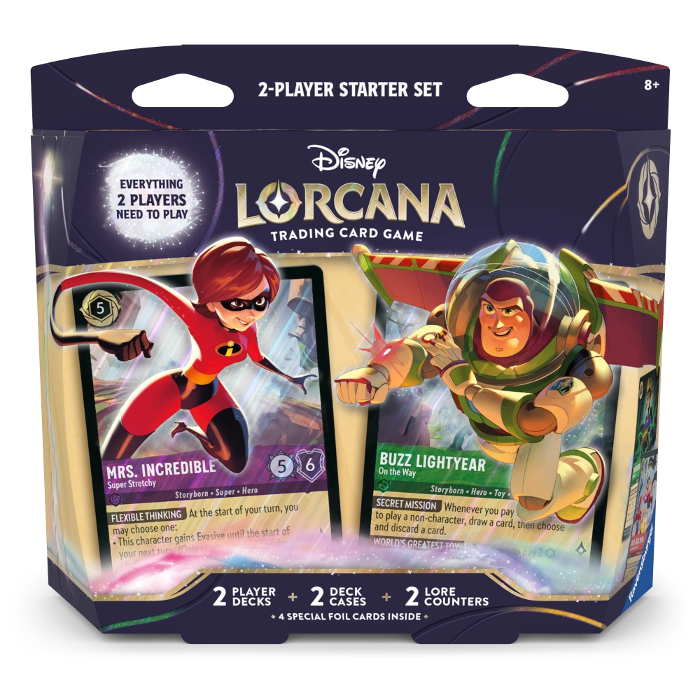 disney lorcana player deck elastigirl buzz lightyear