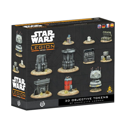 star wars objective tokens legion miniature game lucas