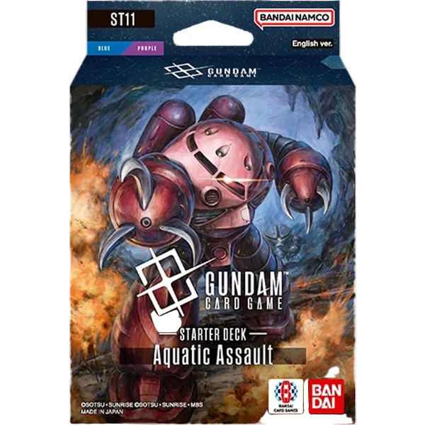 gundam card game starter deck aquatic assault st11