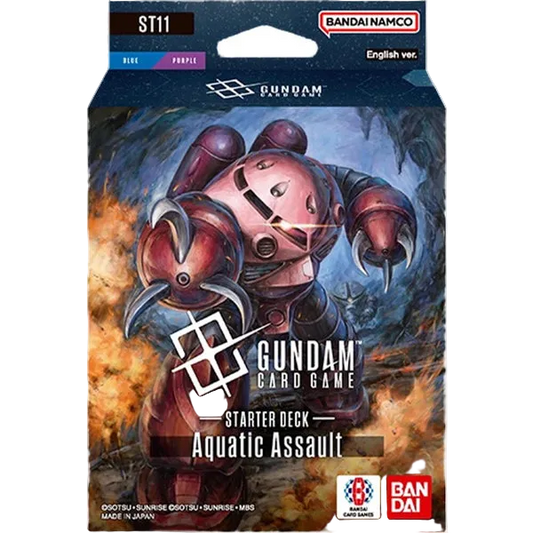 gundam card game starter deck aquatic assault st11