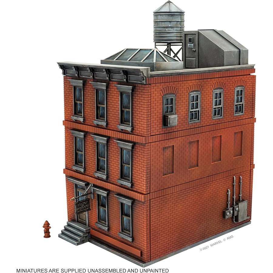 Marvel Crisis Protocol NYC Apartment Building Terrain Pack