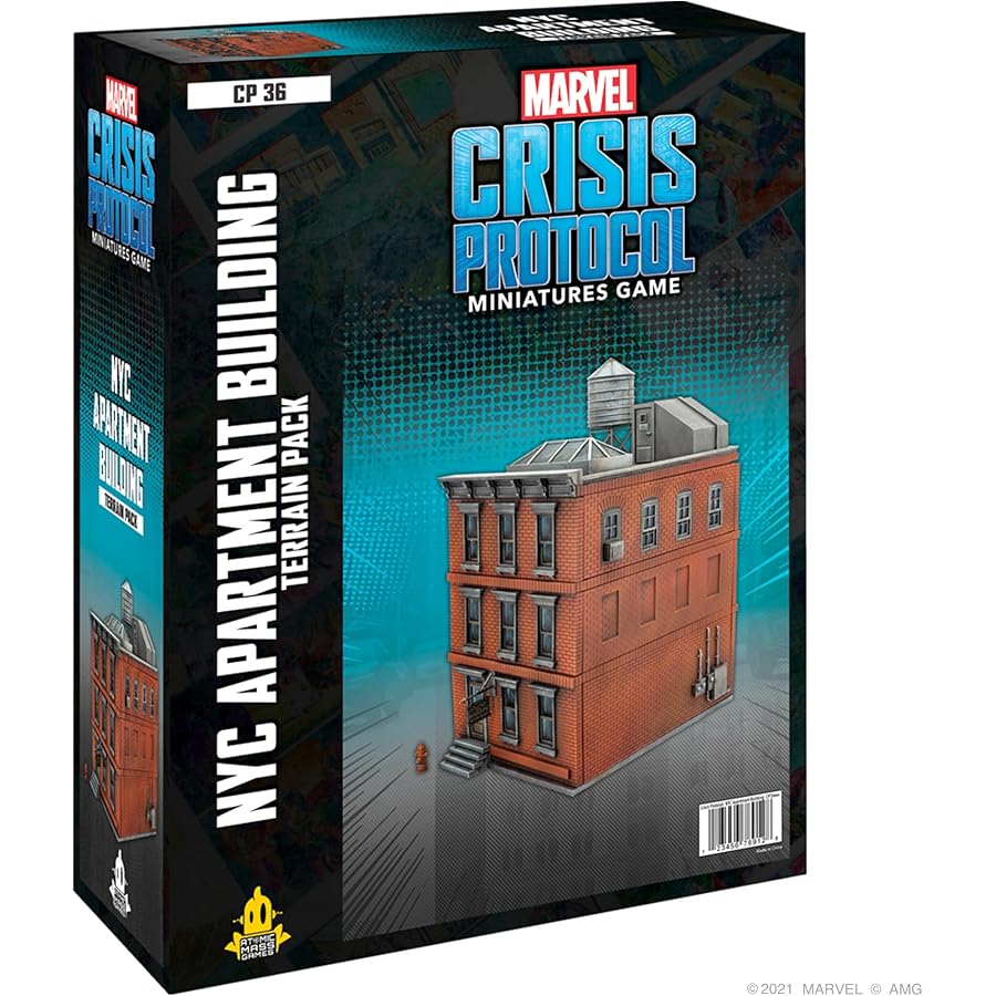 Marvel Crisis Protocol NYC Apartment Building Terrain Pack