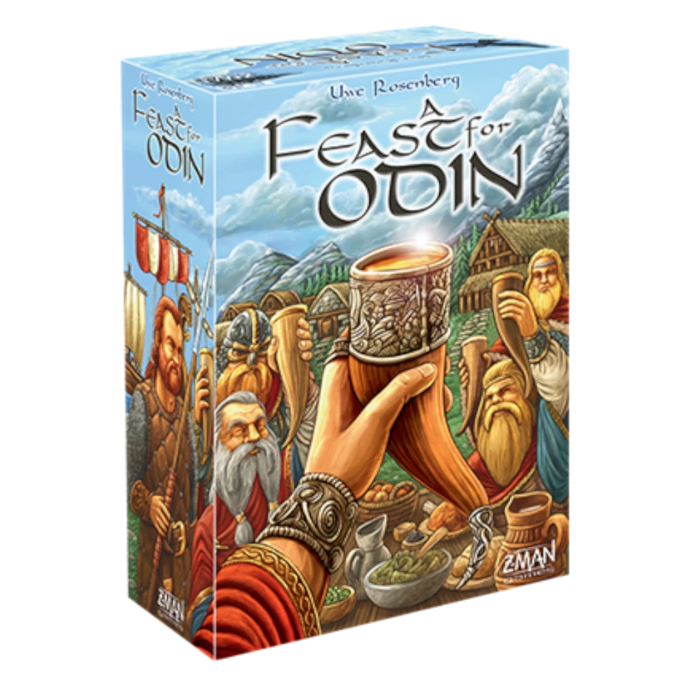 feuer land feast for odin board game box 