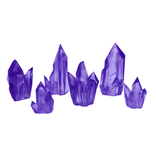 monster fight club scenery amethyst crystals