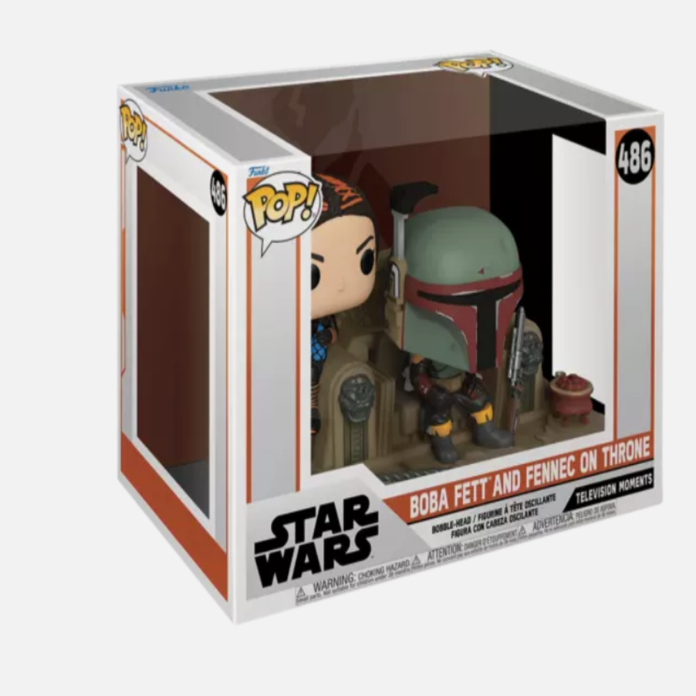 Funko Pop! Moments: Star Wars - Boba Fett and Fennec on Throne #486