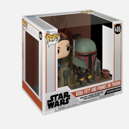 Funko Pop! Moments: Star Wars - Boba Fett and Fennec on Throne #486