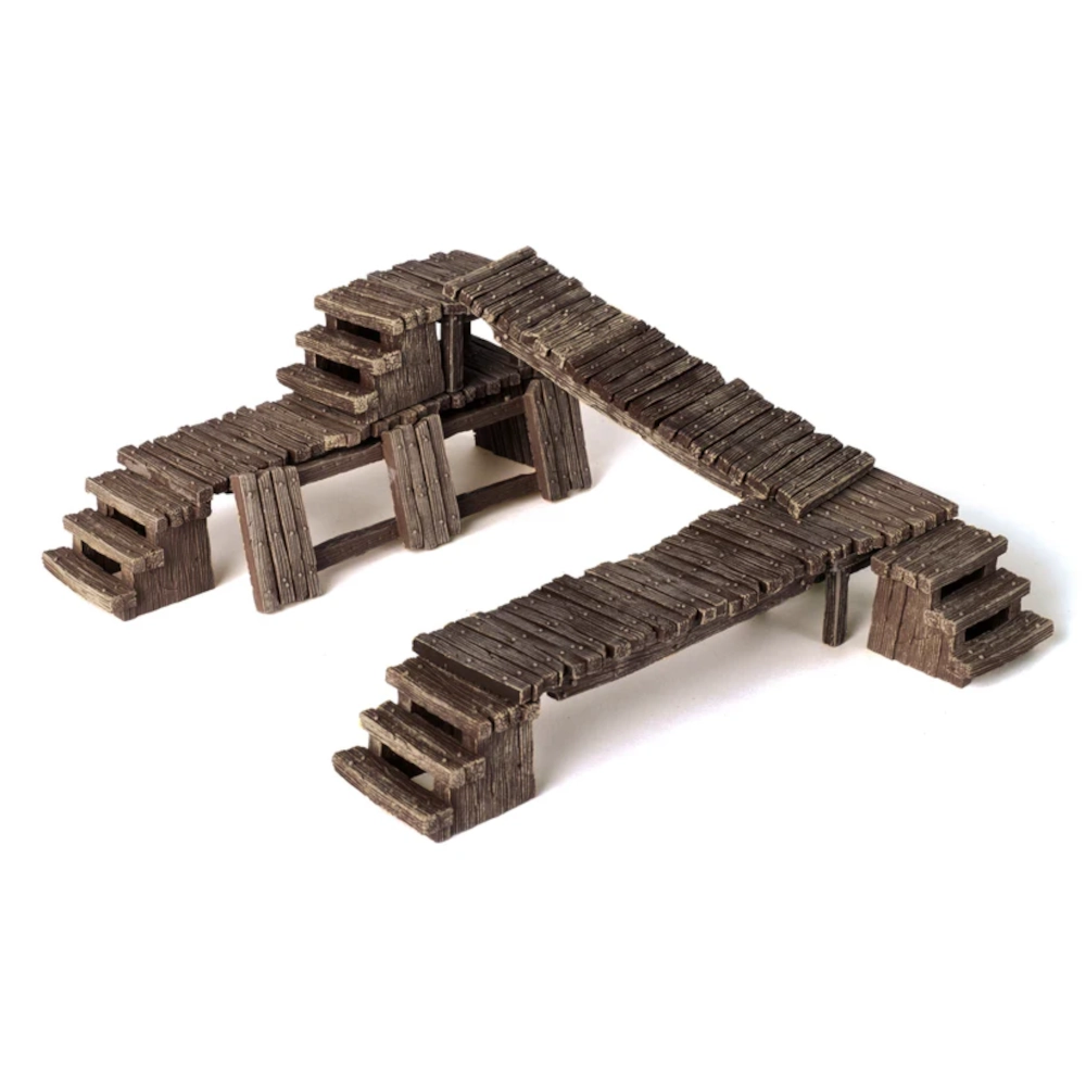 monster fight club scenery bridges barricades