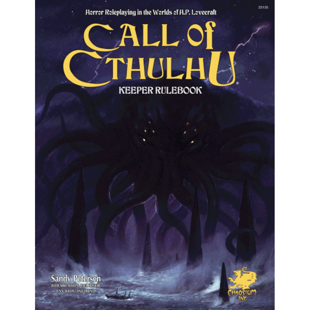 call cthulhu keeper rulebook roleplay lovecraft