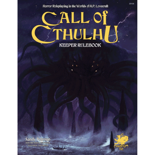 call cthulhu keeper rulebook roleplay lovecraft