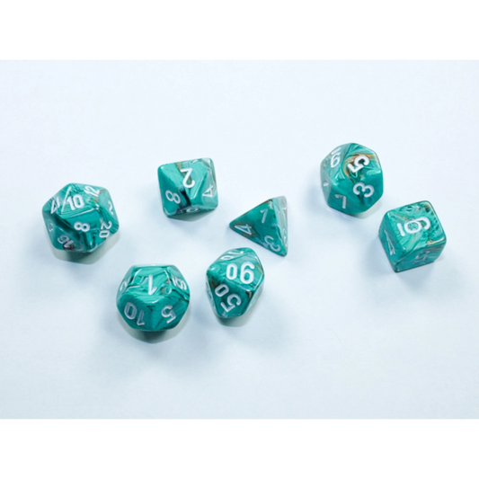 chessex mini marble oxi copper white
