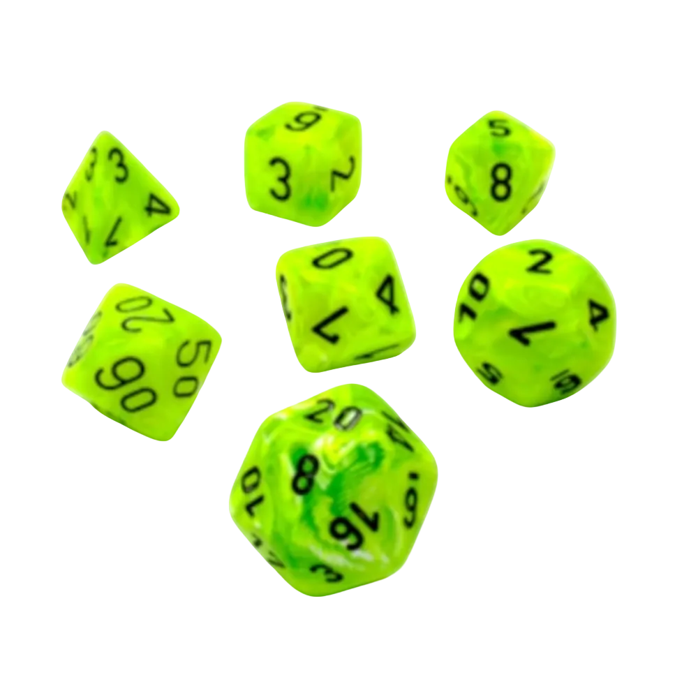 chessex mini vortex bright green black