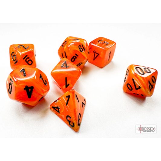 chessex mini vortex orange black