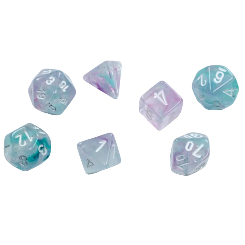 chessex mini nebula wisteria white