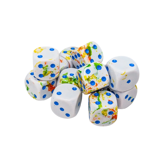 chessex brush breezy blue white green yellow