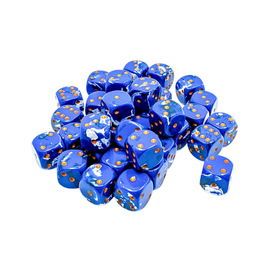 chessex brush wavebreak gold blue white