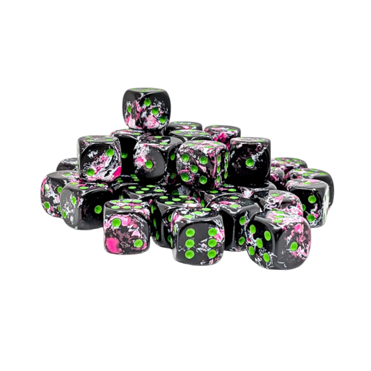 chessex brush paintball green black pink