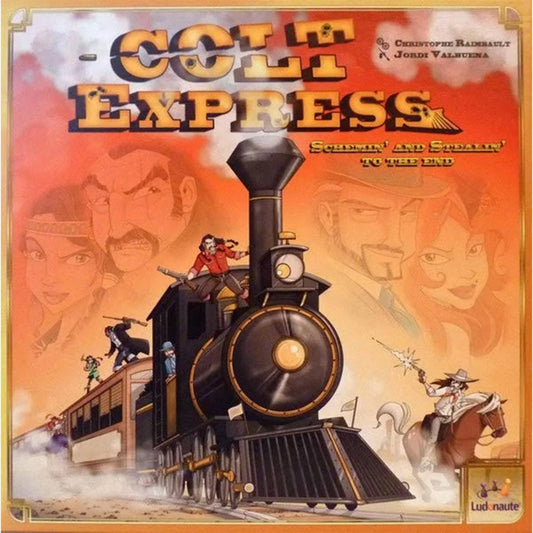colt express board game asmodee train old west